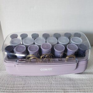 Conair Easy Start Electric Hair Rollers Pageant Hot Curlers Model HS11C 20 Clips